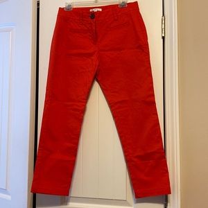 Cabi red cropped size 4